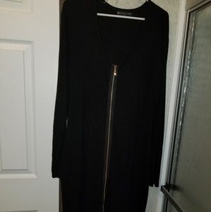 Fashion to figure gold zipper dress